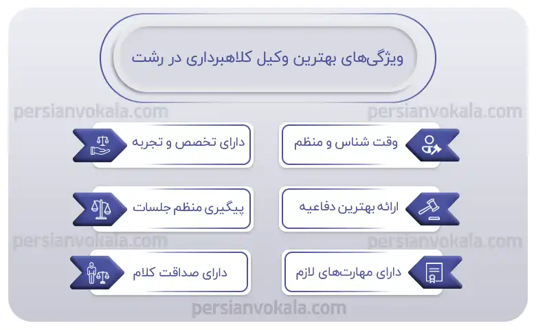اینفوگرافیک بهترین وکیل کلاهبرداری در رشت